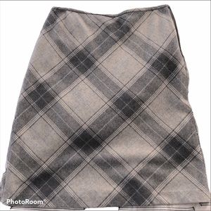 Ann Taylor Loft A-line Work Wool Skirt size 10